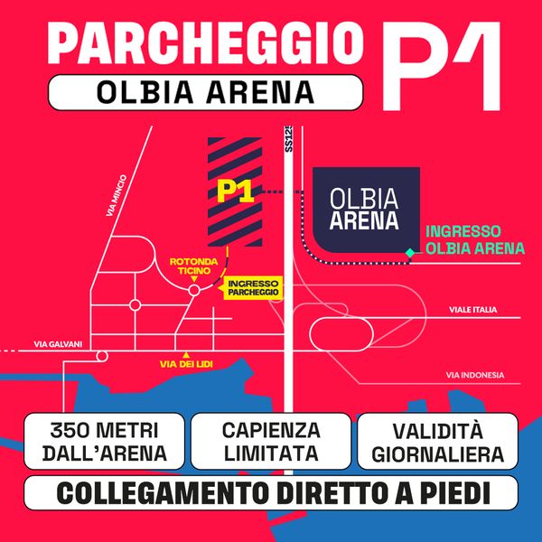 Parcheggio P1 - Olbia Arena