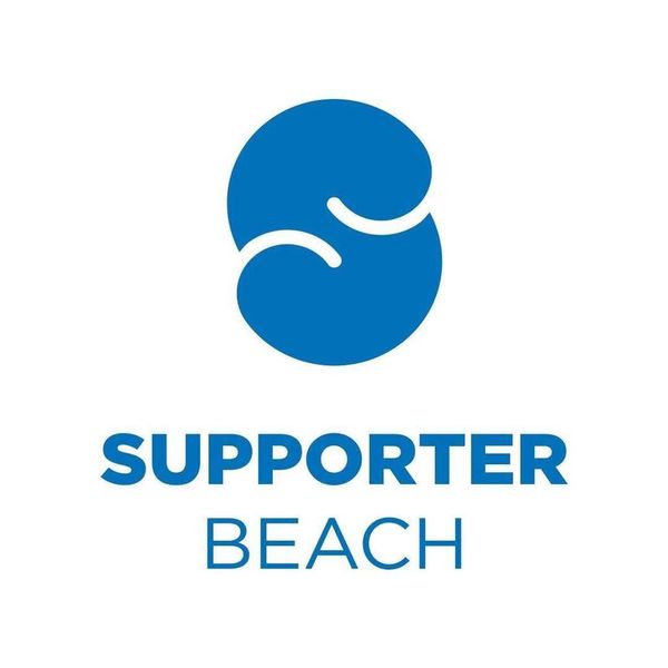 Supporter beach