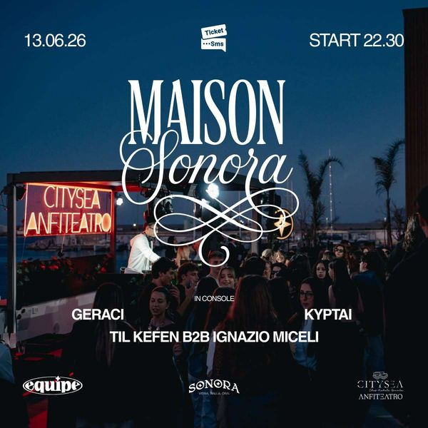 Maison Sonora w/ equipe RISTORANTE CITYSEA PALERMO