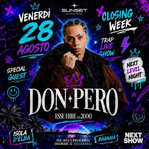 Don Pero - Closing Party  Sunset  Portoferraio