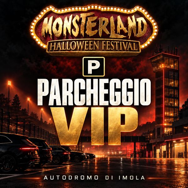 Parcheggio Ufficiale Monsterland Autodromo di Imola Enzo e Dino Ferrari IMOLA