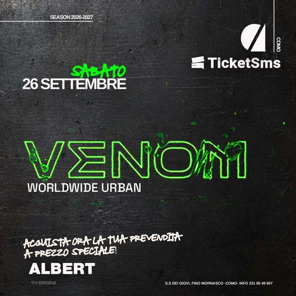 VENOM - COMO Albert Club Fino Mornasco