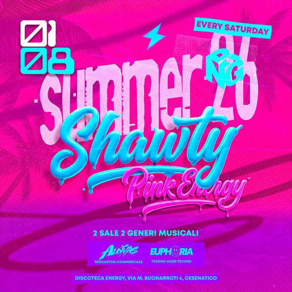 Shawty - Pink Energy vol. 4 Discoteca NRG / Club Paradiso Cesenatico