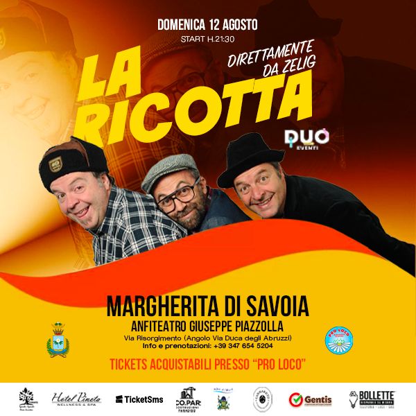 Trio - La Ricotta ANFITEATRO - MARGHERITA DI SAVOIA