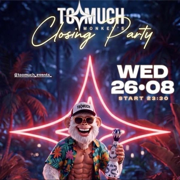 Too much Monkey\\\'s Beach Club Sanremo
