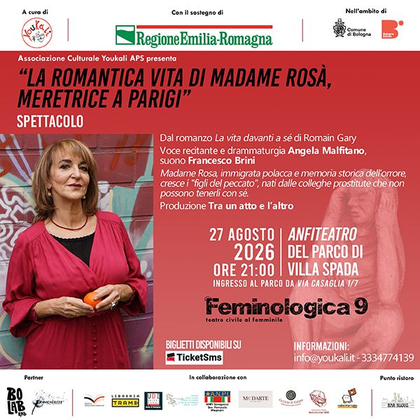 Feminologica 9 - La romantica vita di Madame Rosà, meretrice a Parigi Villa Spada Anfiteatro