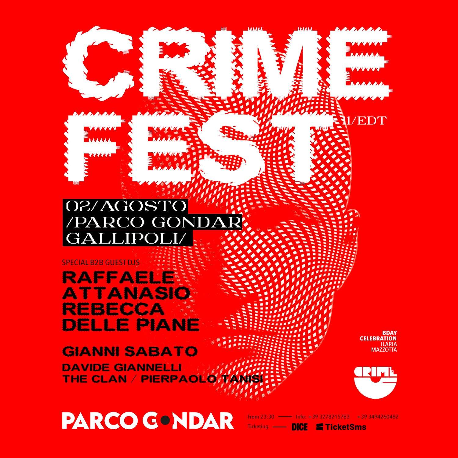CRIME FEST  Raffo Parco Gondar - Bar