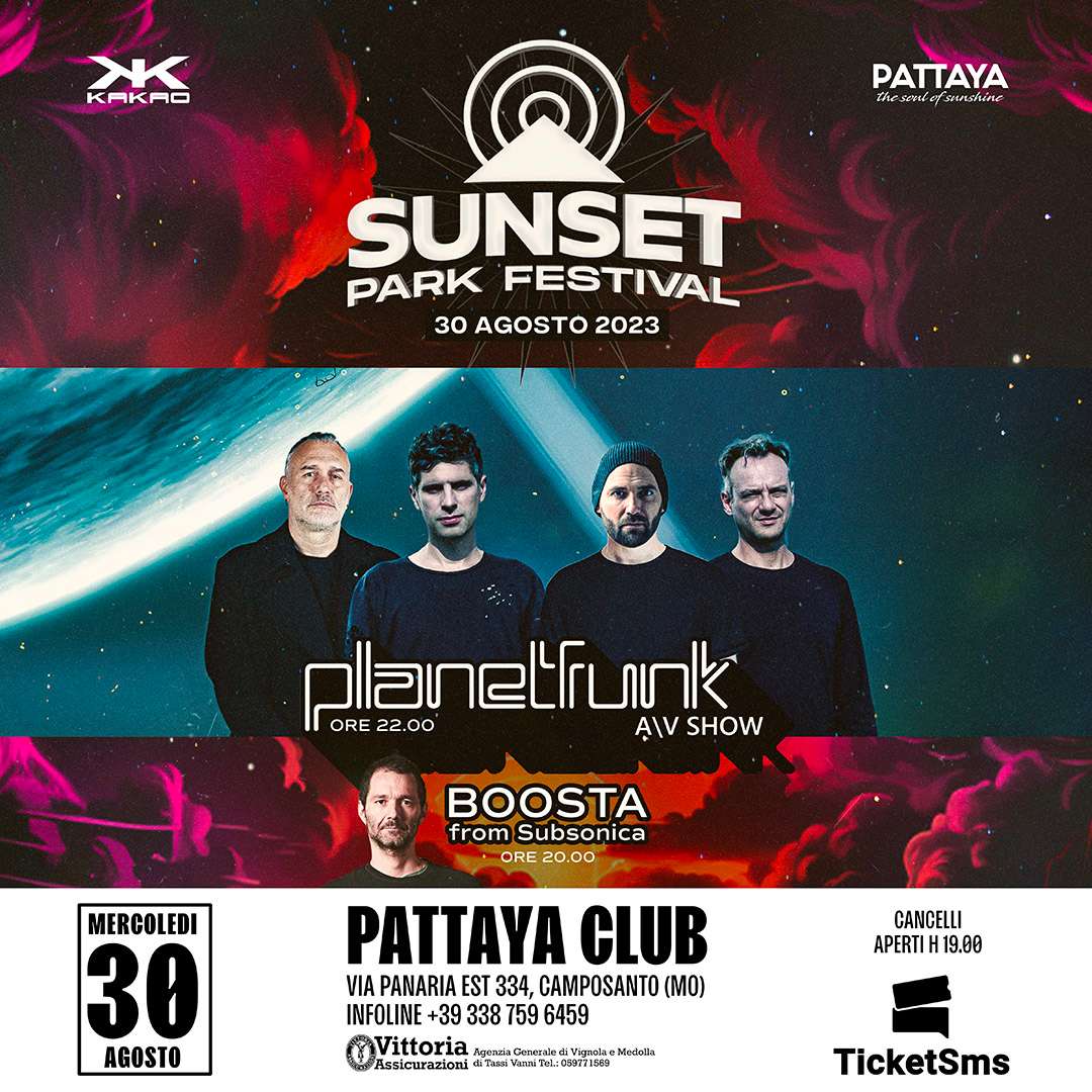 PLANET FUNK  & BOOSTA  Pattaya Club
