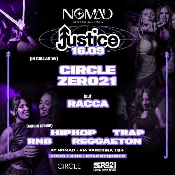  Justice Nomad Discoteca Milano