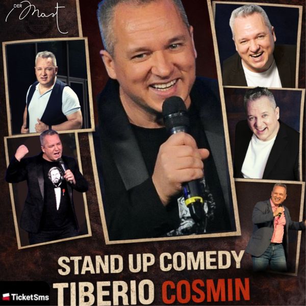 Stand Up comedy con Tiberio Cosmin Der Mast Intero