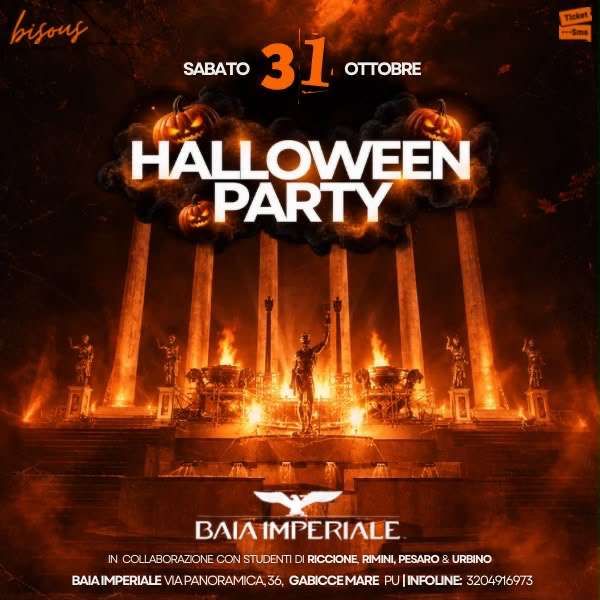Halloween Party Baia Imperiale Gabicce Mare