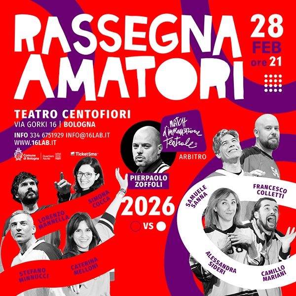 Match d'improvvisazione teatrale - Rossi VS Bianchi Teatro Centofiori
