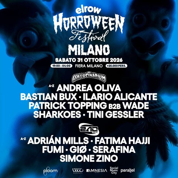 Elrow Halloween Milan 2026 Fiera di Milano Area Concerti