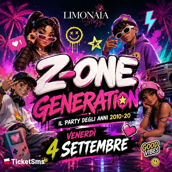 Z-One Generation - Il Party degli anni 2010-20 Giardino La Limonaia Strozzi Firenze