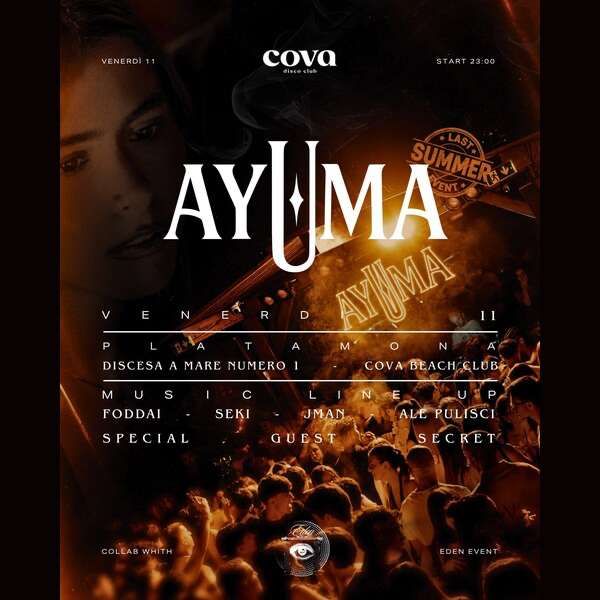 Ayuma Event at Cova Beach Club Cova Beach Club Sorso