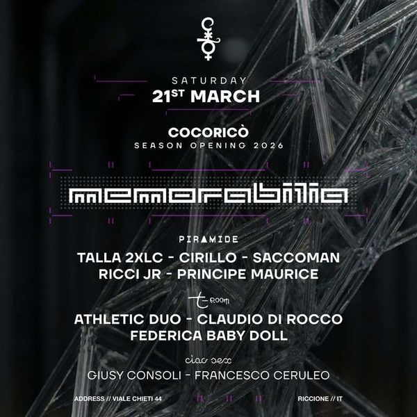 Memorabilia Cocoricò