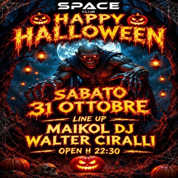 Halloween Party Space Club Palermo