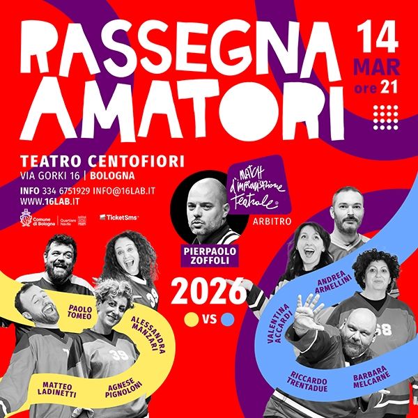 Match d'improvvisazione teatrale - Gialli VS Blu Teatro Centofiori