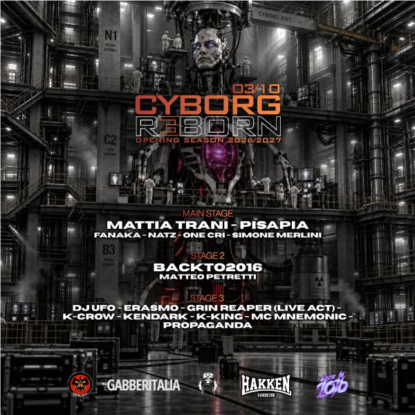 Cyborg Reborn  Cyborg Sala 1500 GIOVE, VOC ALBERETO SNC