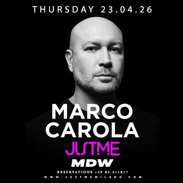 Marco Carola Justme Milano