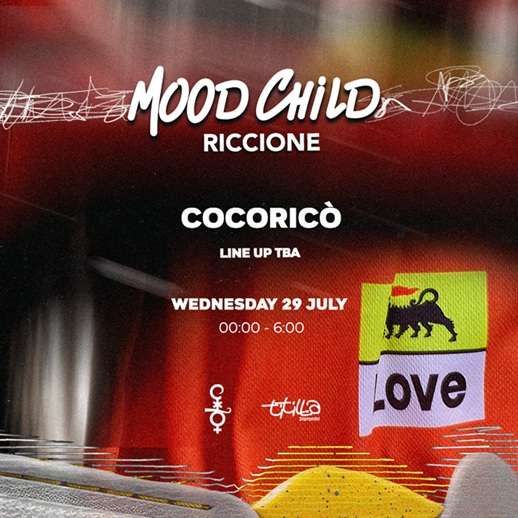 MOOD CHILD Riccione Cocoricò Riccione