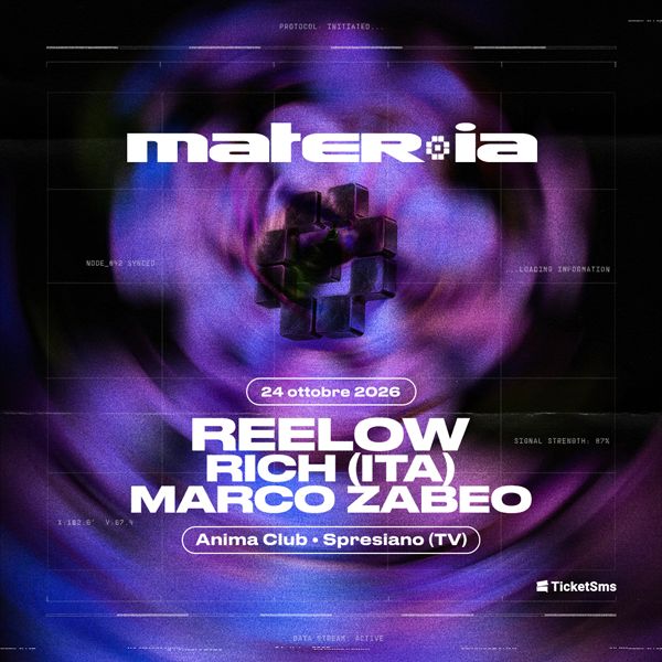 MATER.IA w/ Reelow ANIMA CLUB ODISSEA  Spresiano