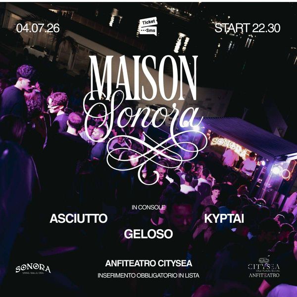 MAISON SONORA RISTORANTE CITYSEA PALERMO