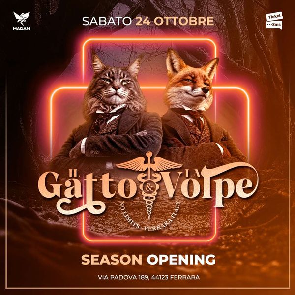 Il Gatto e La Volpe Opening Season Madame Butterfly Ferrara