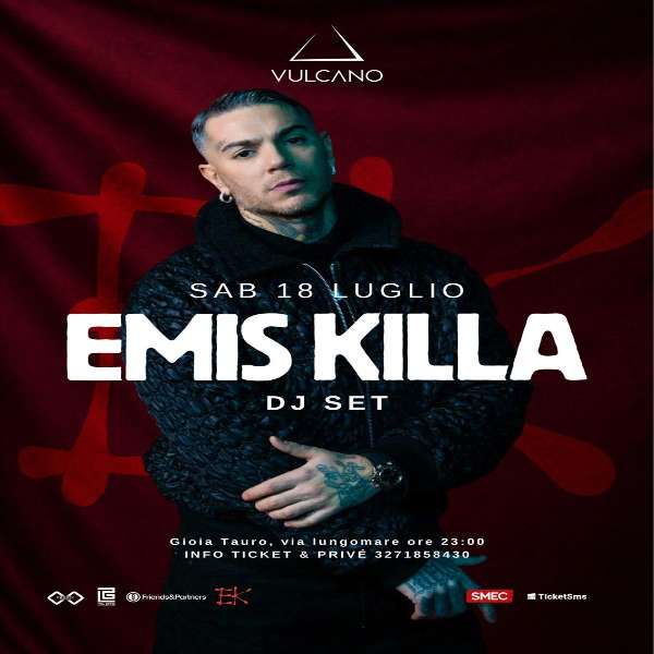 Emis Killa - Obsidian Vulcano Beach Club Gioia Tauro