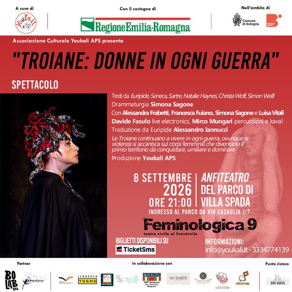 Feminologica 9 - Troiane: donne in ogni guerra Villa Spada Anfiteatro
