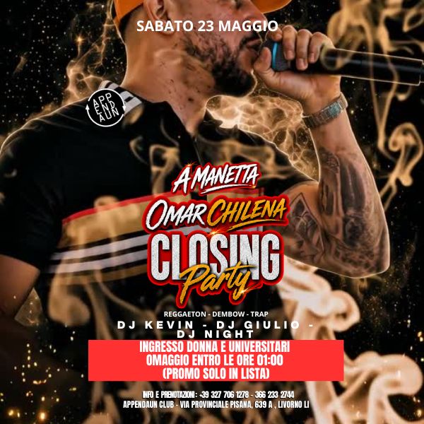 Dembow Party - Special Guest Omar Chilena Appendaun Club