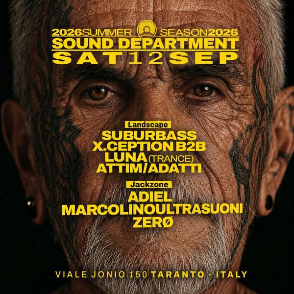 Sound Department  W/Suburbass, Adiel And Marcolino Ultrasuoni SOUND DEPARTMENT  Taranto