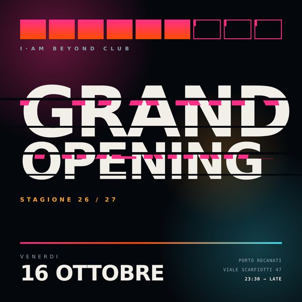Grand Opening I AM Porto Recanati 