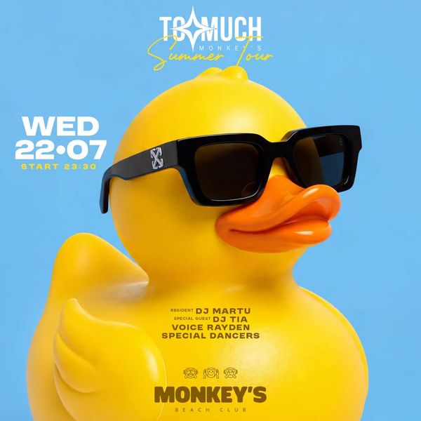 Monkeys Beach Club X too much Monkey\\\'s Beach Club Sanremo
