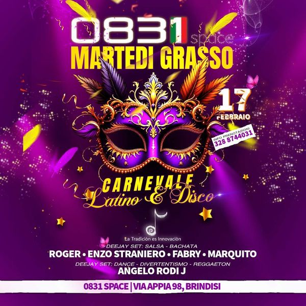 Carnevale Latino e Disco 0831 Space