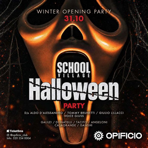 School Village Halloween Party New Opificio Terni