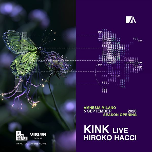 Amnesia Milano Season Opening w/ KiNK live + Hiroko Hacci Amnesia Milano Milano