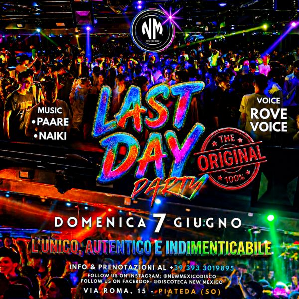 Last Day Party  New Mexico