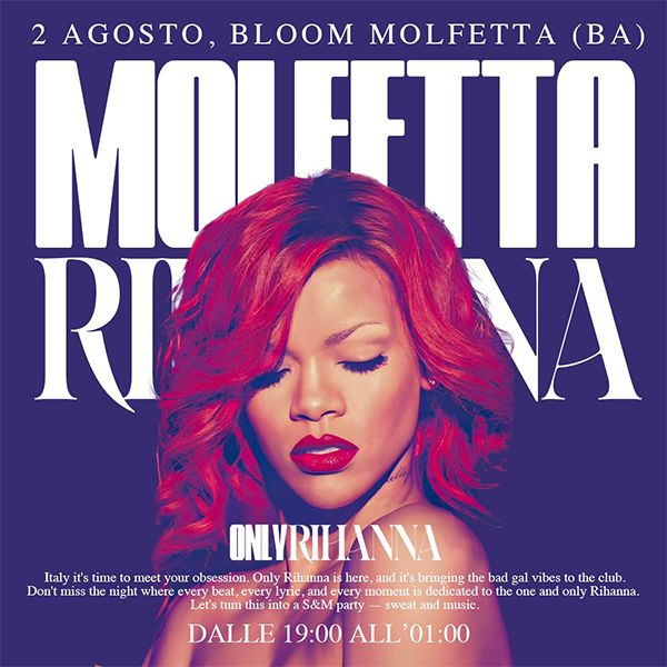 Only Rihanna - Summer Beach Bloom Beach Bar Molfetta