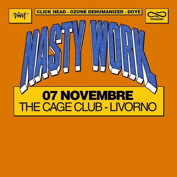 Ozone Dehumanizer, Click Head e Doye live al The Cage Livorno