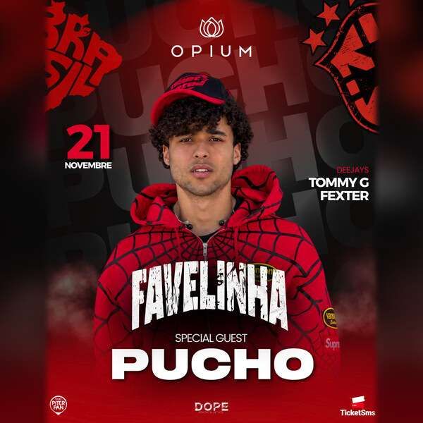 Favelinha Special Guest Pucho Opium Club  Zoppola