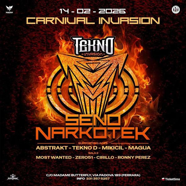 CARNIVAL INVASION w/ SENO NARKOTEK Madame Butterfly