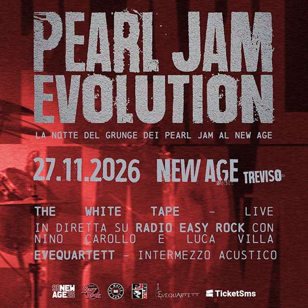 Pearl Jam Evolution - The White Tape live NEW AGE CLUB Roncade