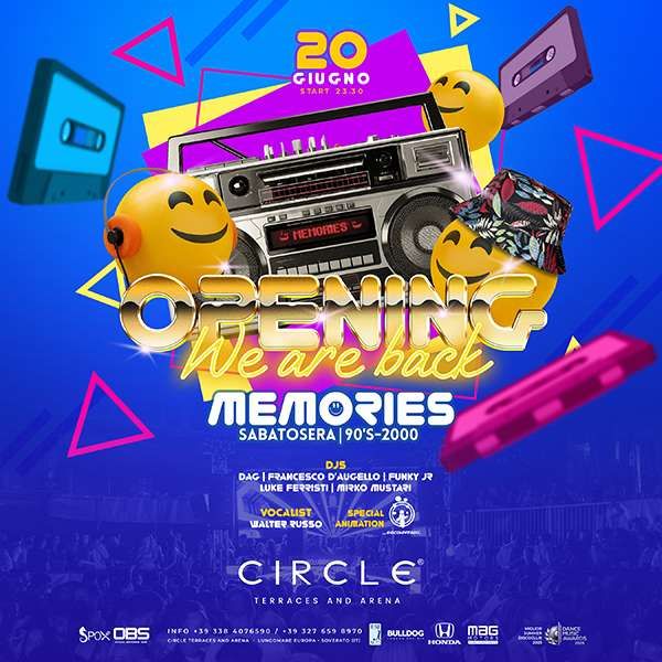 Opening Memories 90-2000 Circle Club Soverato