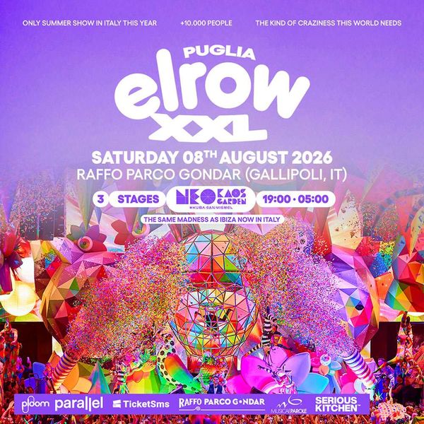 Elrow Puglia xxl Raffo Parco Gondar Gallipoli