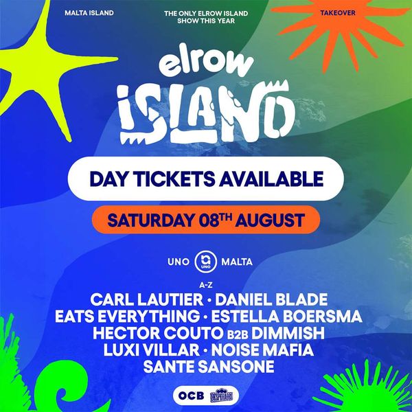 Elrow island malta - day 1 UNO Malta  Ta' Qali, Malta