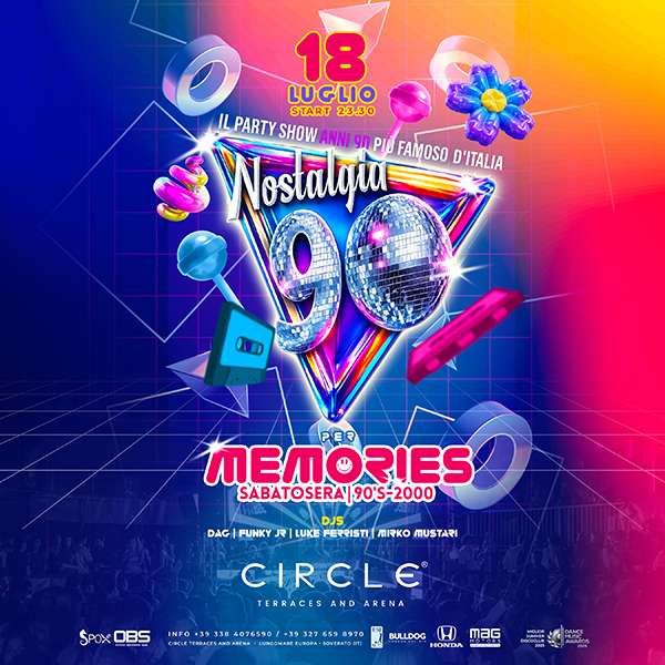 Memories 90-2000 / Nostalgia90 Circle Club Soverato
