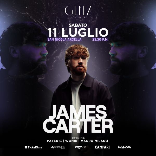 James Carter Glitz Club San Nicola Arcella