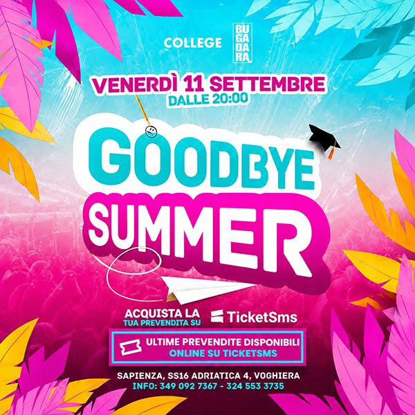 Goodbye Summer Bugadara Argenta