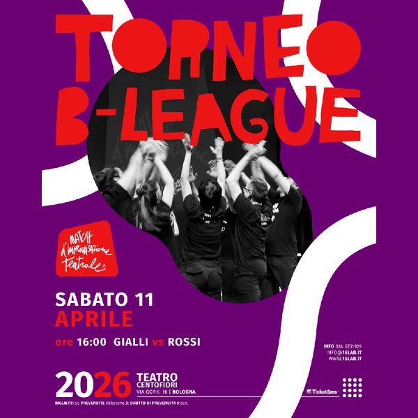 Match d'improvvisazione teatrale - Torneo B-League Teatro Centofiori